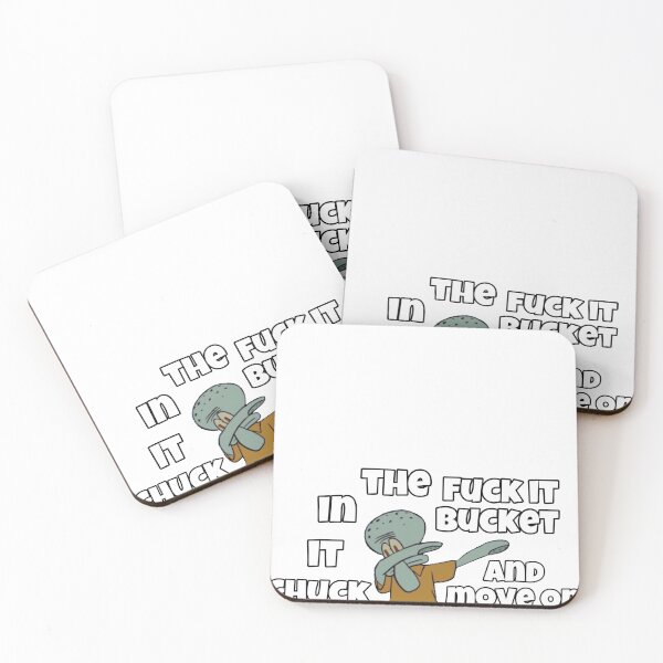 Item preview, chuck it in the fuck it bucket and move on sticker designed and sold by Kat3112.