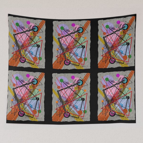 Item preview, Hipster Style Bauhaus Kandinsky Mid-Century Modern Influence designed and sold by Crow and Monkey.