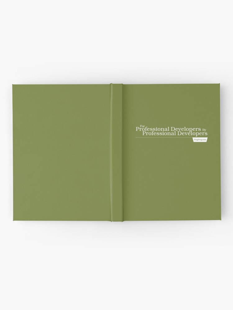 Alternate view of For Professional Developers By Professional Developers - Journal Hardcover Journal