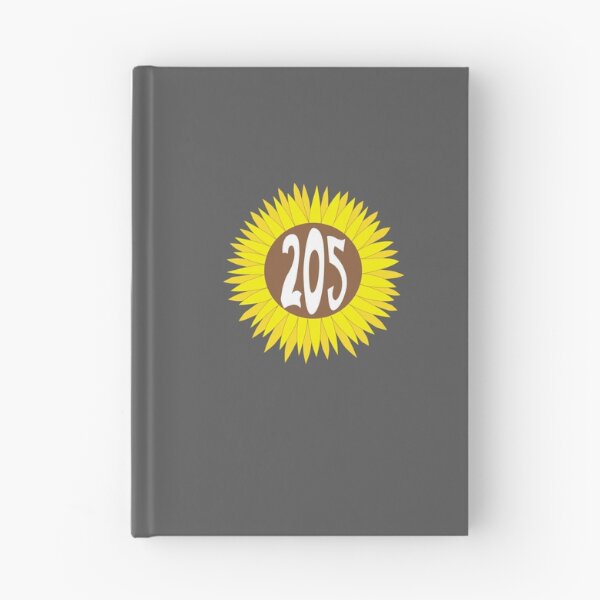 Item preview, Hand Drawn Alabama Sunflower 205 Area Code designed and sold by itsrturn.