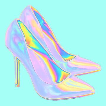 Artwork thumbnail, Holographic High Heels by dinaaaaaah