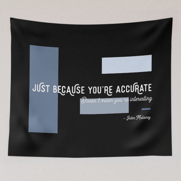 Item preview, Accurate Not Interesting designed and sold by usernate.