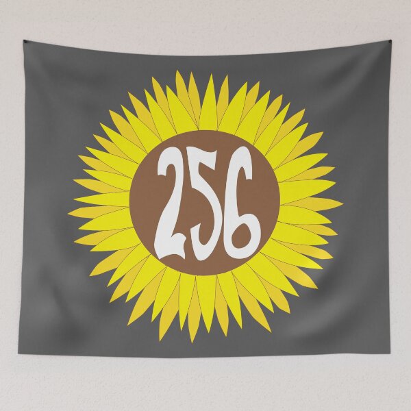 Item preview, Hand Drawn Alabama Sunflower 256 Area Code designed and sold by itsrturn.