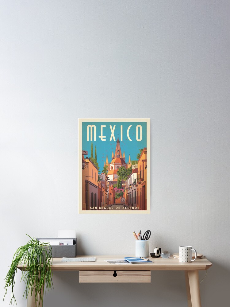 Thumbnail 2 of 3, Poster, San Miguel de Allende Mexico designed and sold by Keny13.