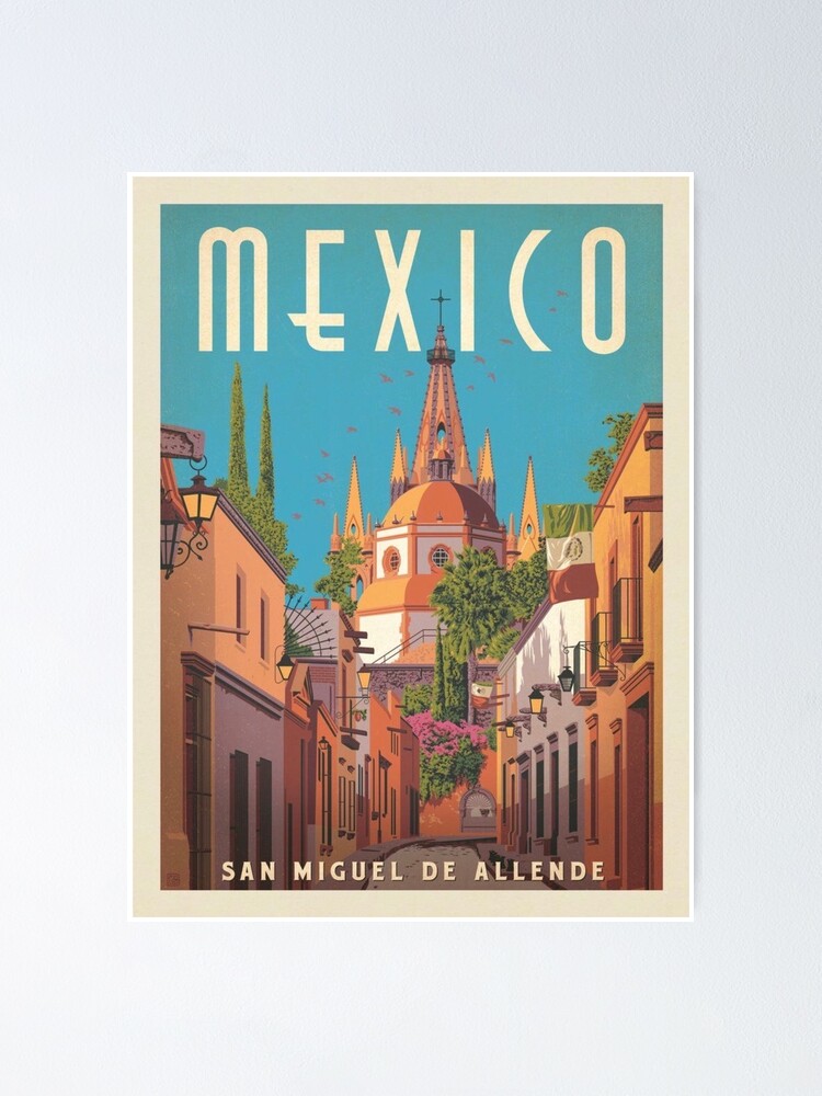 Alternate view of San Miguel de Allende Mexico Poster