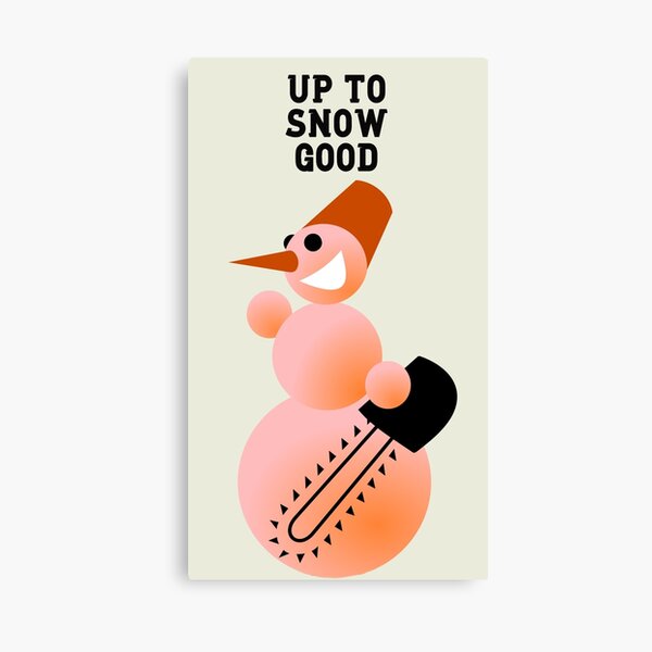 Scary Snowman Wall Art Redbubble