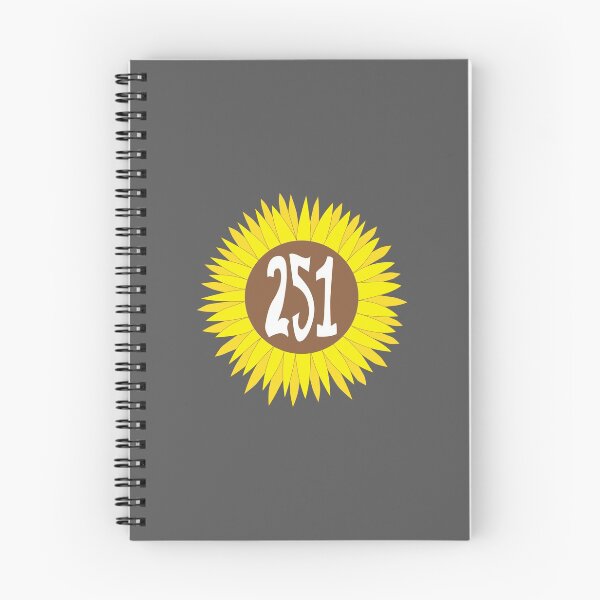 Item preview, Hand Drawn Alabama Sunflower 251 Area Code designed and sold by itsrturn.