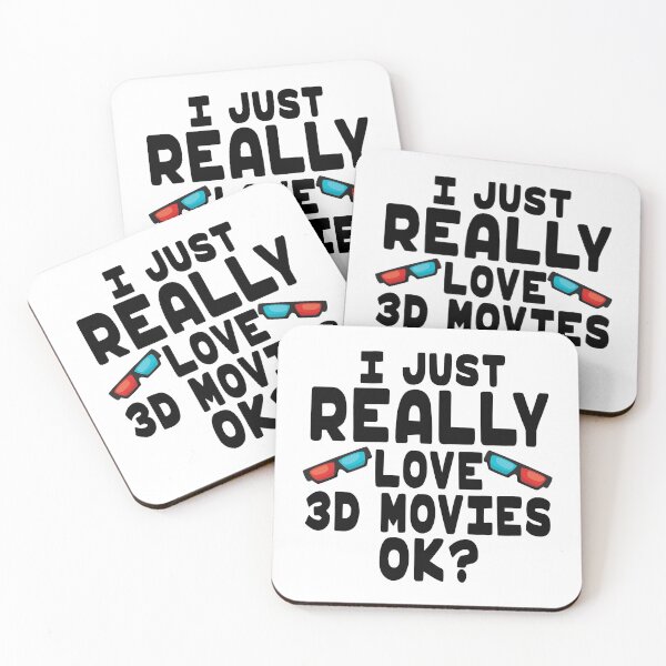Item preview, I Love 3D Movies - 3D Movie Lover designed and sold by eternallygifted.