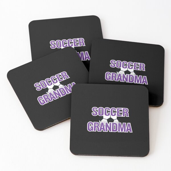 Item preview, 'Soccer Grandma' (Black) designed and sold by The Button Gal.