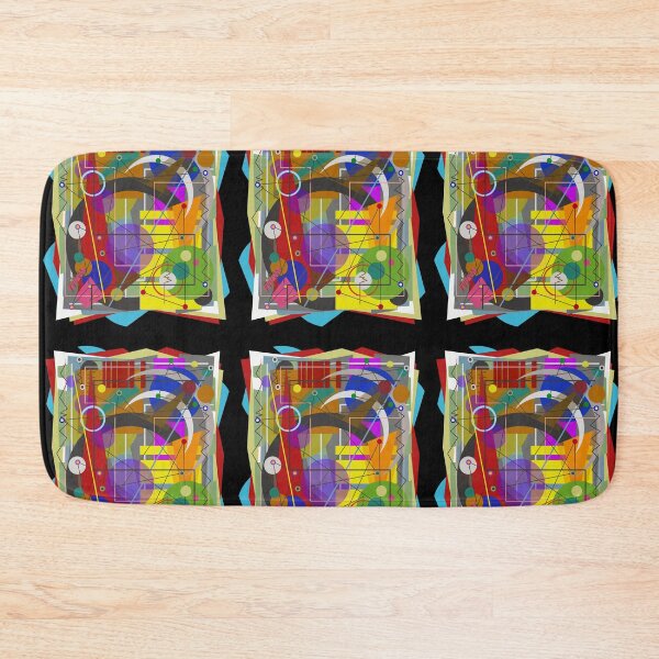 Item preview, Hipster Retro Bauhaus Kandinsky  Style Graphic Design designed and sold by Crow and Monkey.