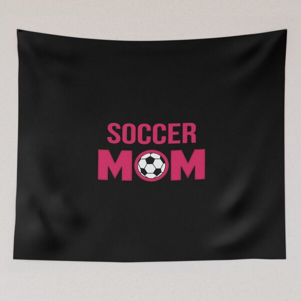 Item preview, 'Soccer Mom' (Black) designed and sold by The Button Gal.