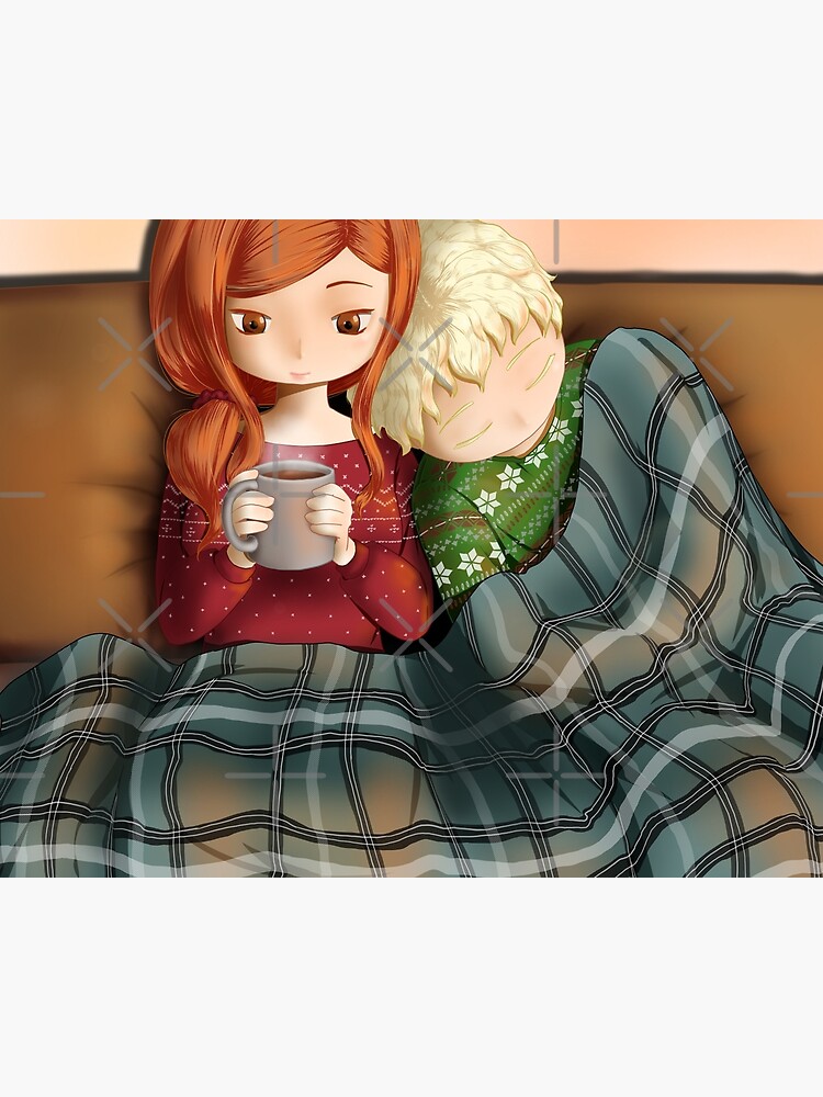 Thumbnail 3 of 3, Poster, A Warm Christmas designed and sold by chocoandt.