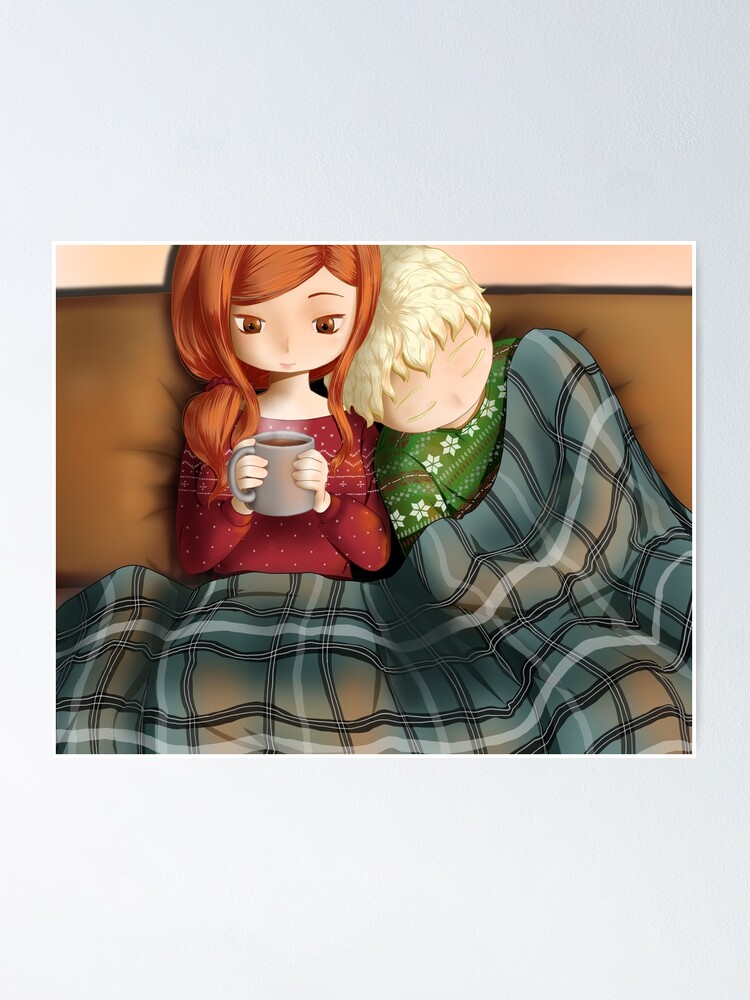 Thumbnail 1 of 3, Poster, A Warm Christmas designed and sold by chocoandt.