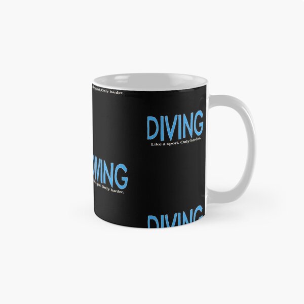 Item preview, Diving Like a Sport Only Harder Funny Diver designed and sold by nikkidawn74.