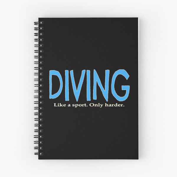 Item preview, Diving Like a Sport Only Harder Funny Diver designed and sold by nikkidawn74.