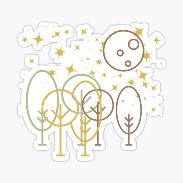 Nature love Sticker