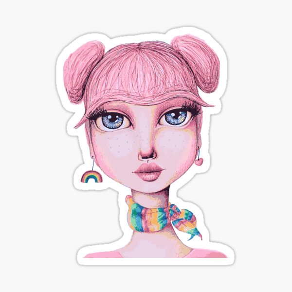 I Heart Cheer Bear Sticker