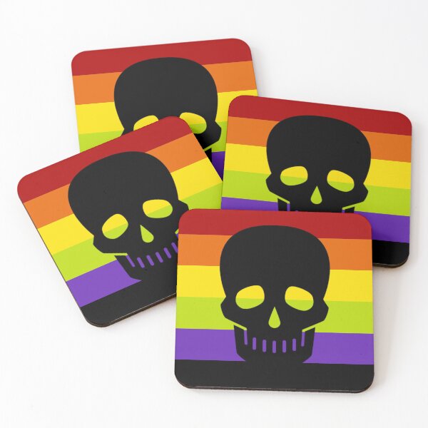Item preview, Halloween Pride Flag With Skull designed and sold by TheSaltOverlord.