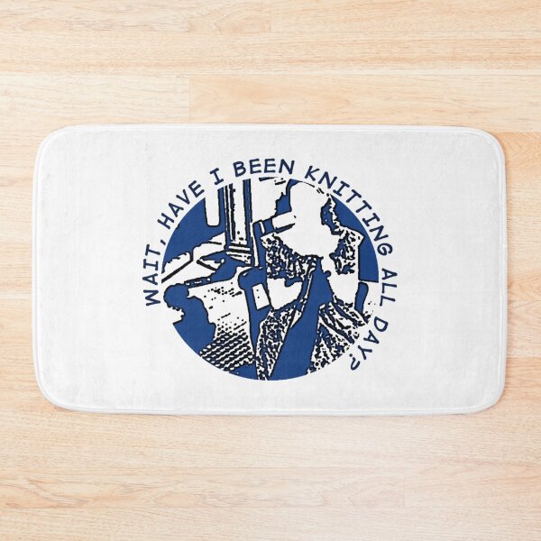 Item preview, Lavinia Dickinson "Wait, have I been knitting all day?" Logo designed and sold by stephensking.