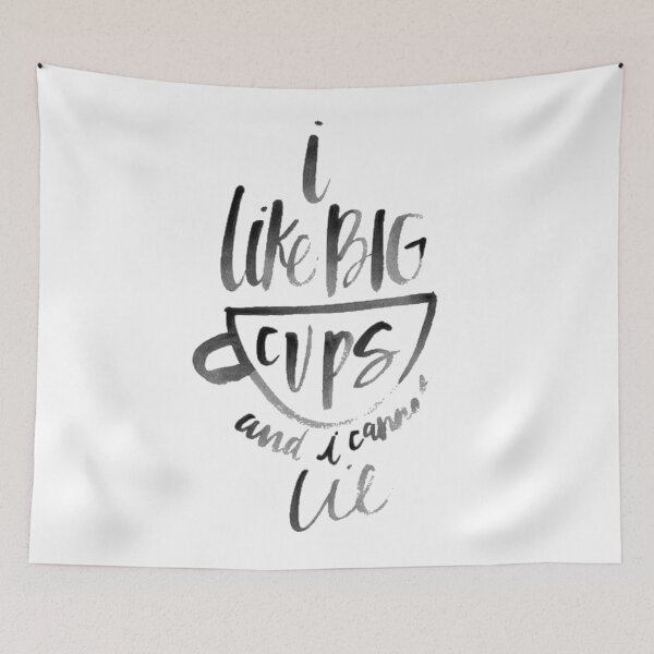 Item preview, I Like Big Cups And I Can Not Lie designed and sold by SoberTeeCo.