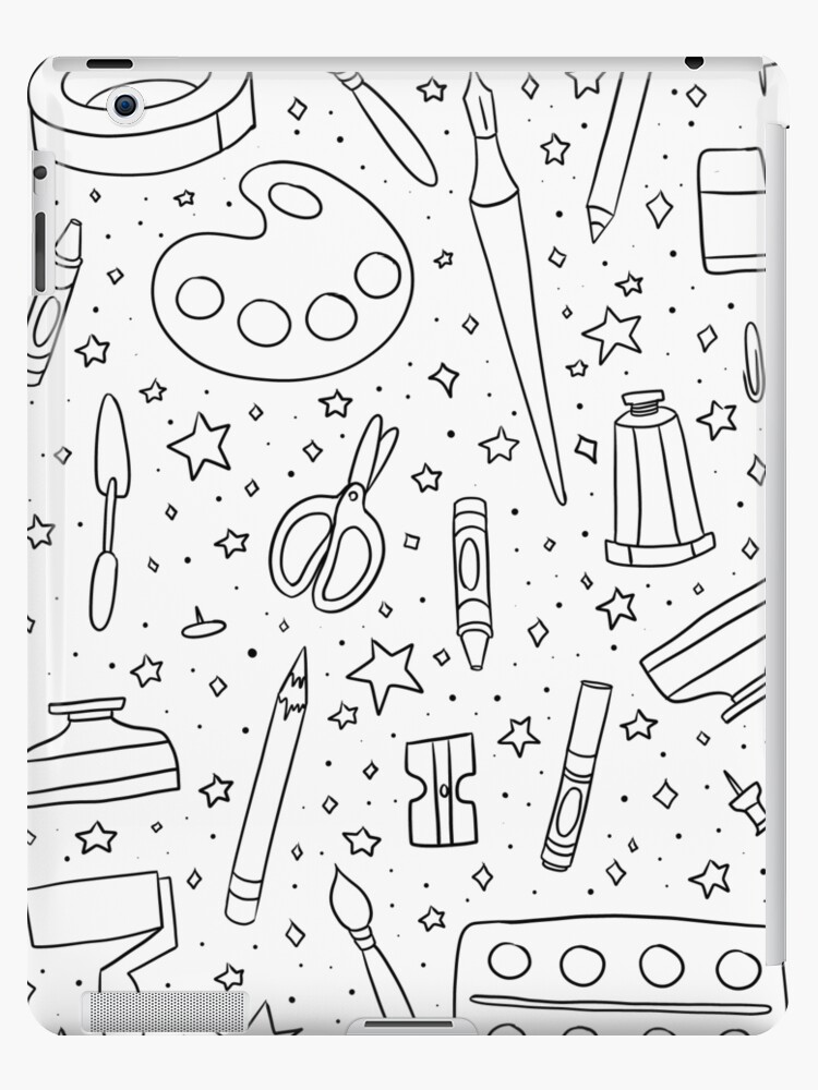 Art Supplies Doodles iPad Case & Skin for Sale by Iridescentflow