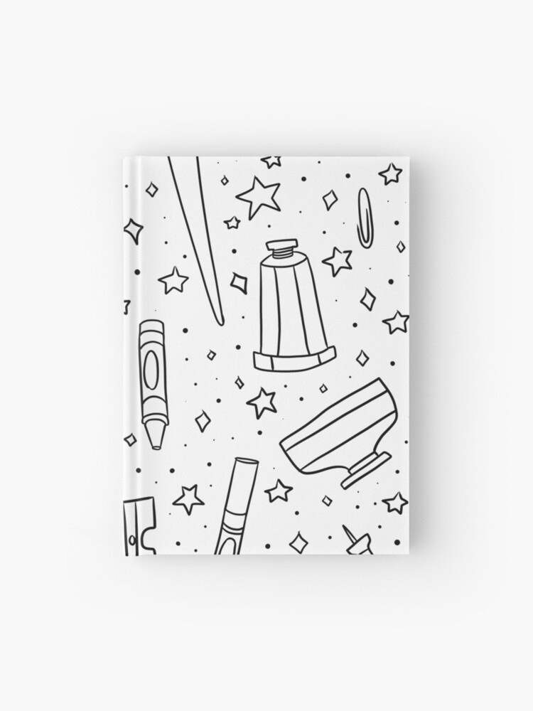 Art Supplies Doodles Spiral Notebook for Sale by Iridescentflow