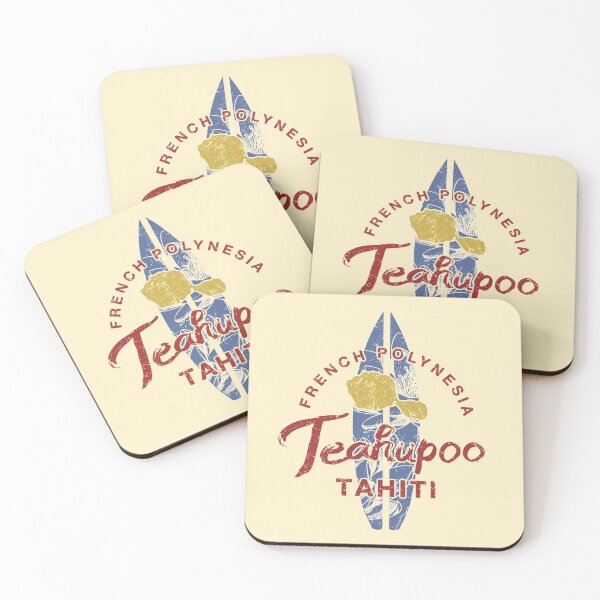 Item preview, Tahiti Teahupoo Surfing French Polynesian Vintage  designed and sold by IronEcho.