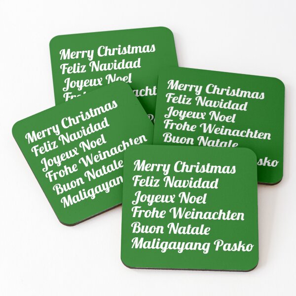 Item preview, Merry Christmas in different language designed and sold by atevern.