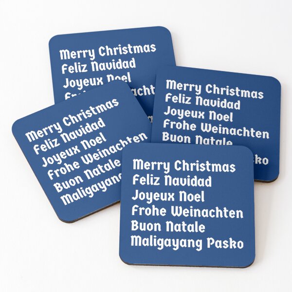 Item preview, Merry Christmas in different language designed and sold by atevern.