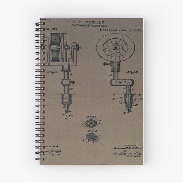 Item preview, Tattoo Machine Schematic 1891  designed and sold by mreleganza.