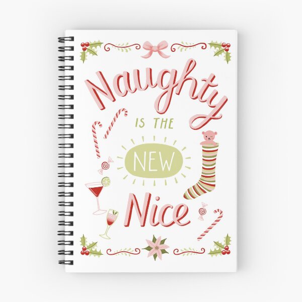 Artikelvorschau, Naughty ist das neue schöne lustige Weihnachtsdesign entworfen und verkauft von BexMorleyArt.