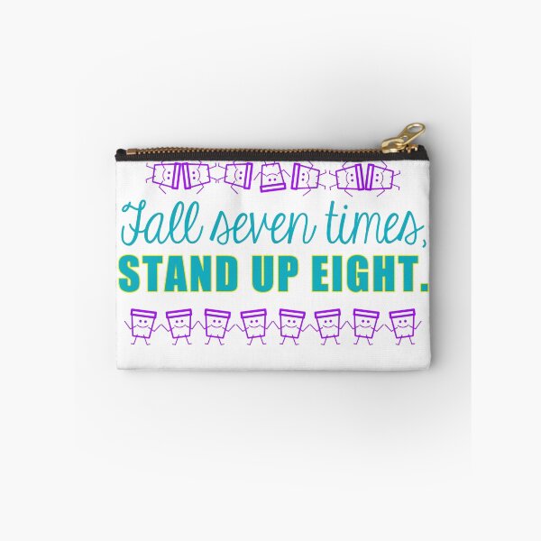 Item preview, Fall seven times, stand eight designed and sold by Spoonspirations.