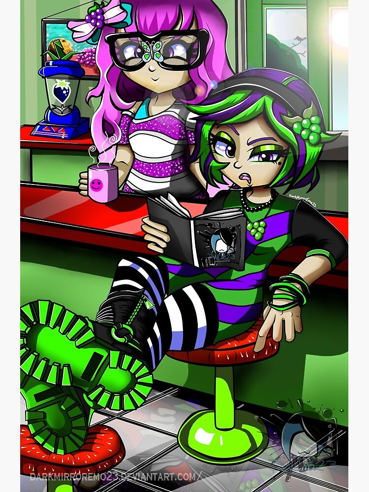 "Sweet and Sour Grapes" Art Print for Sale by darkmirroremo23 Redbubble