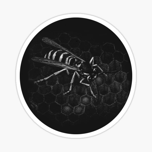 Yellow jacket wasp Sticker