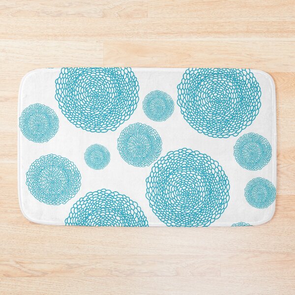 Item preview, Blue mandala like floral pattern  designed and sold by Manitarka.