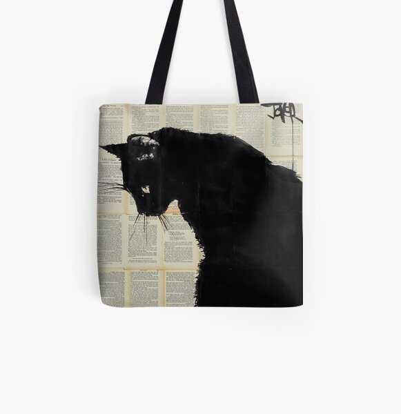 cat All Over Print Tote Bag