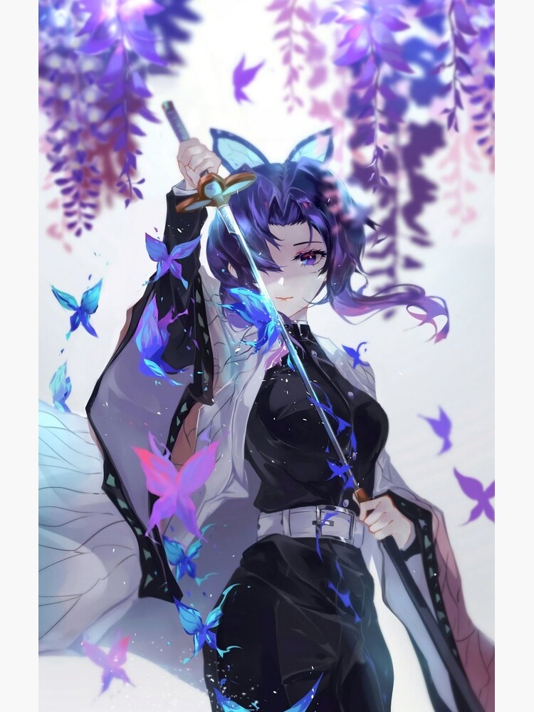 Shinobu Kocho - Demon Slayer Kimetsu no Yaiba Insect Pillar Shinobu Kocho . by KawaiiGaming