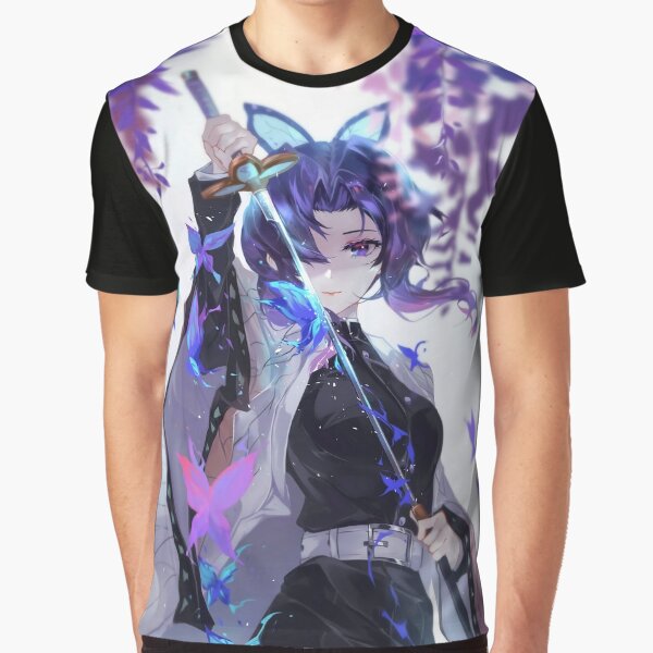 Shinobu Kocho - Demon Slayer Kimetsu no Yaiba Insect Pillar Shinobu Kocho . Graphic T-Shirt
