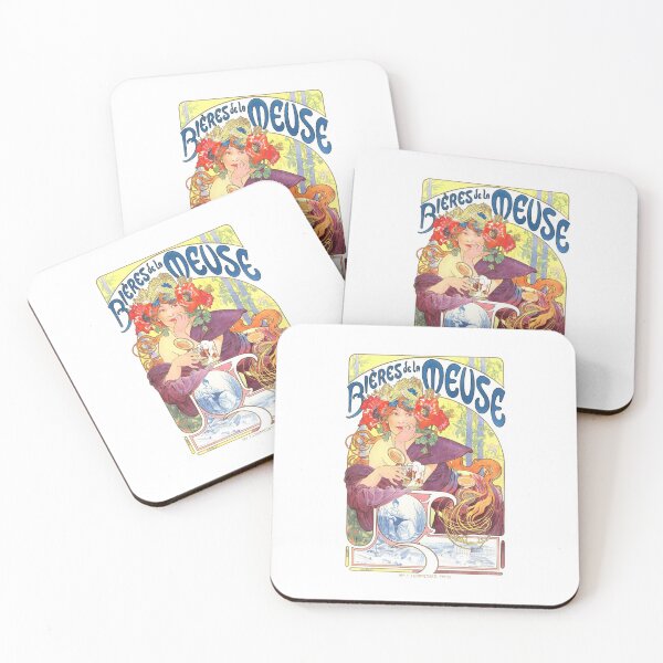Item preview, 1897 Alphonse Mucha Bières de la Mosa Póster designed and sold by retrographics.