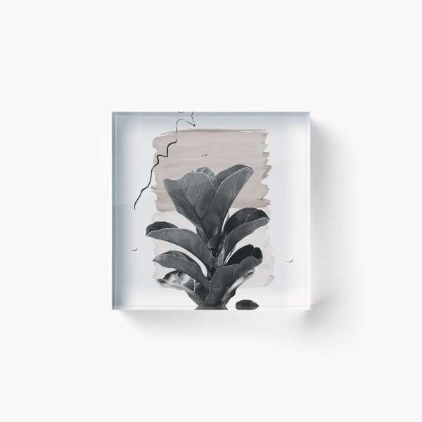 Item preview, Fiddle Leaf Abstract - Naturelle #2 #minimal #wall #decor #art  designed and sold by Anita's & Bella's Art.