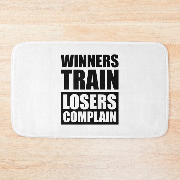 Item preview, Winners Train Losers Complain - Gym Fitness designed and sold by maniacfitness.