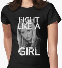Fight Like A Girl Women's Fitted T-Shirt