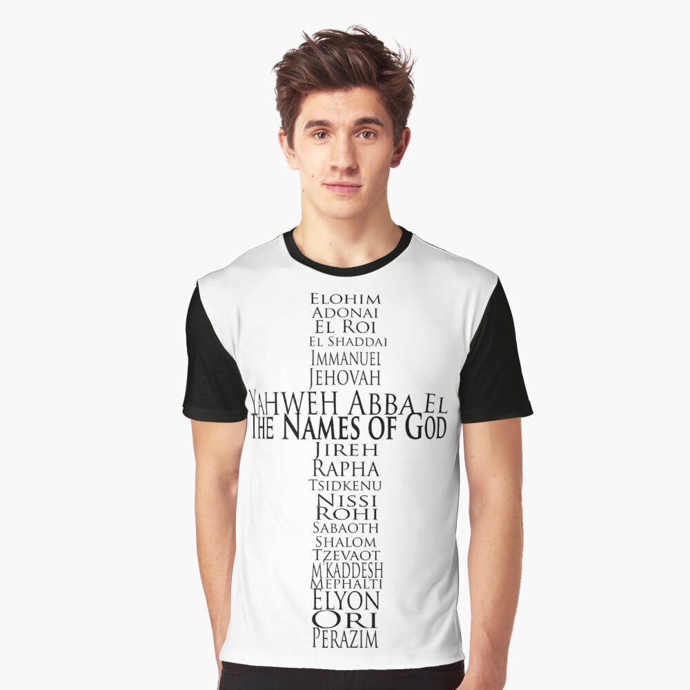  Yahweh, Rapha, Elohim, Shaddai, Jireh, Adonai T-Shirt :  Clothing, Shoes & Jewelry