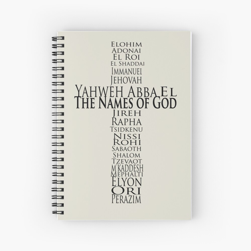 YAHWEH RAFA ELOHIM SHADDAI JIREH ADONAI: LIBRO NOTEBOOK