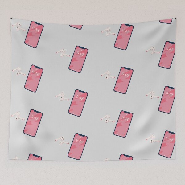 Item preview, iPhone&earbuds designed and sold by Rebeccamckelvey.