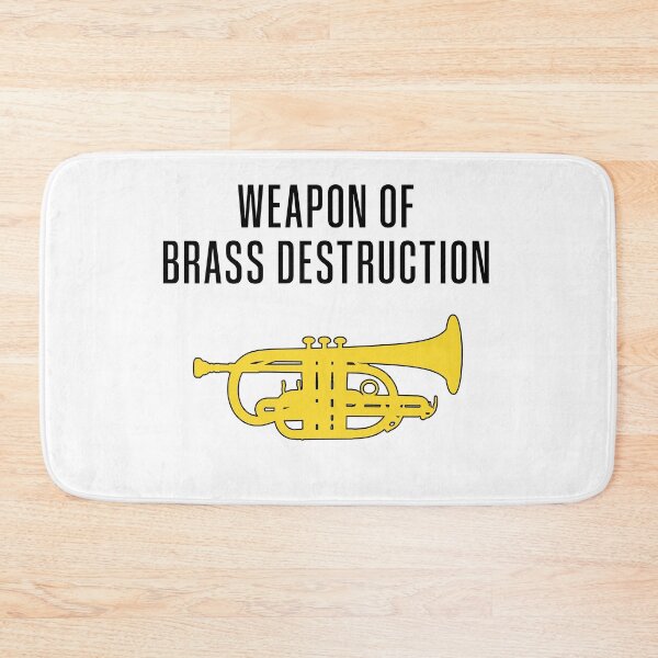 Item preview, Cornet - WEAPON OF BRASS DESTRUCTION - Funny trumpet gift / Funny cornet gift designed and sold by HEJAshirts.