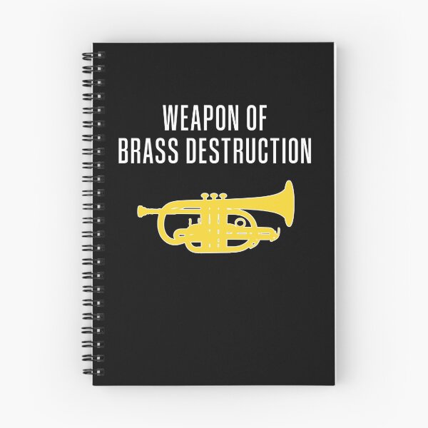 Item preview, Cornet - WEAPON OF BRASS DESTRUCTION - Funny trumpet gift / Funny cornet gift designed and sold by HEJAshirts.