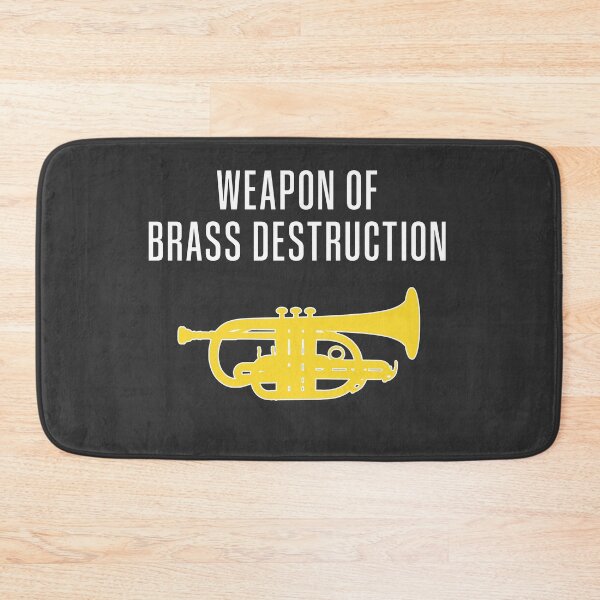 Item preview, Cornet - WEAPON OF BRASS DESTRUCTION - Funny trumpet gift / Funny cornet gift designed and sold by HEJAshirts.