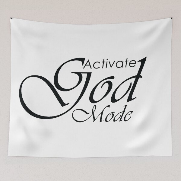 Item preview, Activate God Mode designed and sold by IMBAXA SHOP.