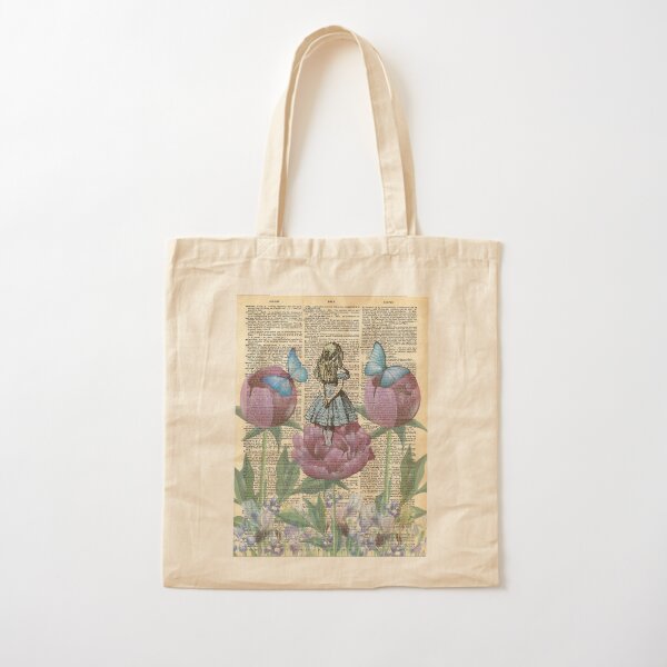 Alice In Wonderland - Wonderland Garden Cotton Tote Bag